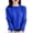 J-Blue-1, variant on 2025 Womens Crew Neck Shirts Thermal Underwear for Men Top Long Sleeve Tshirts Button Womens Thermal Tops Long Sleeve Down Shirts Knit Shirt Women Thermals Top and Bottom Set Casual Plain