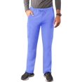 thumbnail image 1 of Adar Addition Scrubs for Men - Slim Leg Cargo Drawstring Scrub Pants - A6106 - Ceil Blue - 2X, 1 of 8