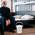 thumbnail image 3 of HLONK Household Spittoon Toilet Portable Toilet Plastic Pot Plastic Chamber Pot Handheld Small Spittoon, 3 of 6