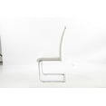 thumbnail image 3 of Chaises de salle à manger Aerys Max en PU blanc (ensemble de 4), 3 of 3