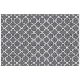 thumbnail image 1 of Outsunny Tapis d'Extérieur Imperméable, 6 Pieds x 9 Pieds Gris et Blanc en Filet, 1 of 10