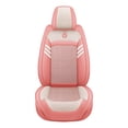thumbnail image 4 of Maidao Car Seat Covers Leather Set for lincoln for MKC 2014-2019 5 Seats Airbag Compatible Water Resistant Front Rear Cushion Protector Pink, 4 of 5