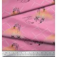 thumbnail image 2 of Soimoi Green Poly Georgette Fabric Stripe & Paisley Print Fabric by Yard 42 Inch Wide, 2 of 3