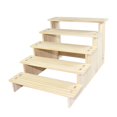 thumbnail image 4 of Xuanheng Wood Display Riser Collectibles Display Stand for Ornaments Crafts Apartment 5 Layer 30cm, 4 of 8