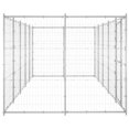 thumbnail image 2 of vidaXL Chenil Extérieur en Acier Galvanisé 12,1 M2, 2 of 4