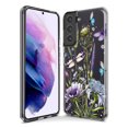thumbnail image 3 of MUNDAZE Samsung Galaxy S22 Plus Shockproof Clear Hybrid Protective Phone Case Lavender Dragonfly Butterflies Spring Flowers Cover, 3 of 6