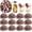 B19526, variante sur Mini Chapeau de Cowboy Western pour Poupées - 12 Pcs Chapeaux Miniatures en Plastique - Accessoires de Fête Décoratifs Mignons pour Artisanat et Collections - Décorations de Petit Chapeau de Cowboy pour Poupées et Cadeaux de Fête
