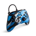 thumbnail image 3 of PowerA Enhanced Wired Controller for Xbox - Metallic Blue Camo; gamepad, wired video game controller, gaming controller, Xbox Series X|S, 3 of 6