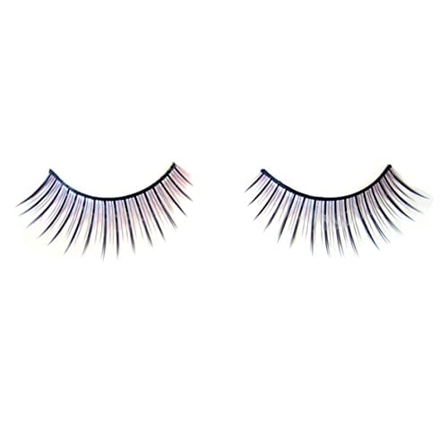 Coveted Cosmetics False Eyelashes Natural Feather Hand Made Human Hair Fake Falsies Lashes (1 Pair, Geisha)