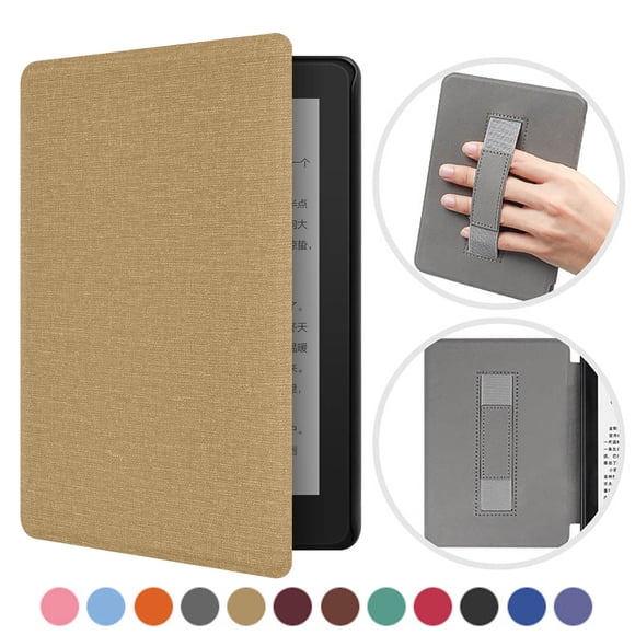 Handle Case for Kindle Paperwhite 2024 12th Generation and Colorsoft 7 Inch Model No. SA569P SA568B Magnetic Cover Flip E-book Protective Shell Pouch 7” with Auto Sleep/Wake