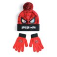 thumbnail image 1 of Marvel Spiderman Boys Multicoloured Beanie and Gloves Set, 1 of 6