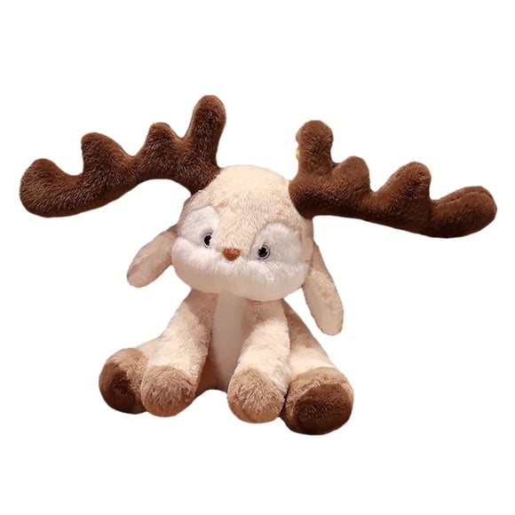 Huanglei Poupée de Cerf de Noël et de la Saint-Valentin Coussin de Poupée Poupée Cadeau d'Anniversaire Jouet Cadeau de Saison de Remise des Diplômes