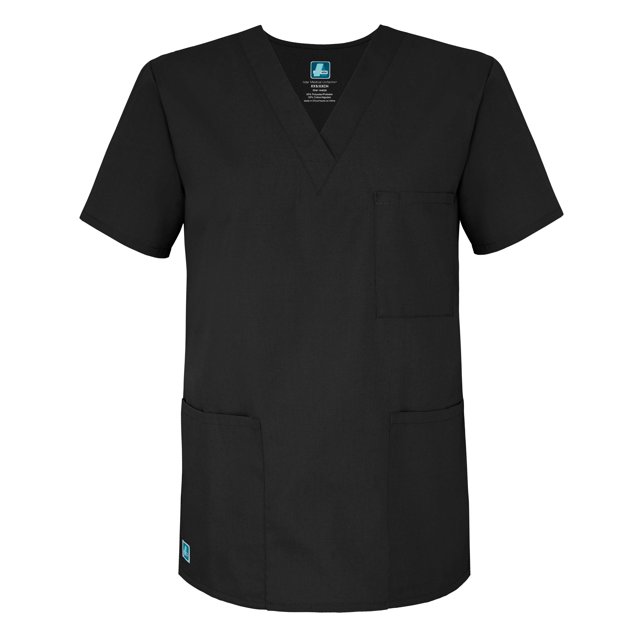 Adar Universal Unisex V-Neck Tunic 3 Pocket Scrub Top (Available in 39 Colors)