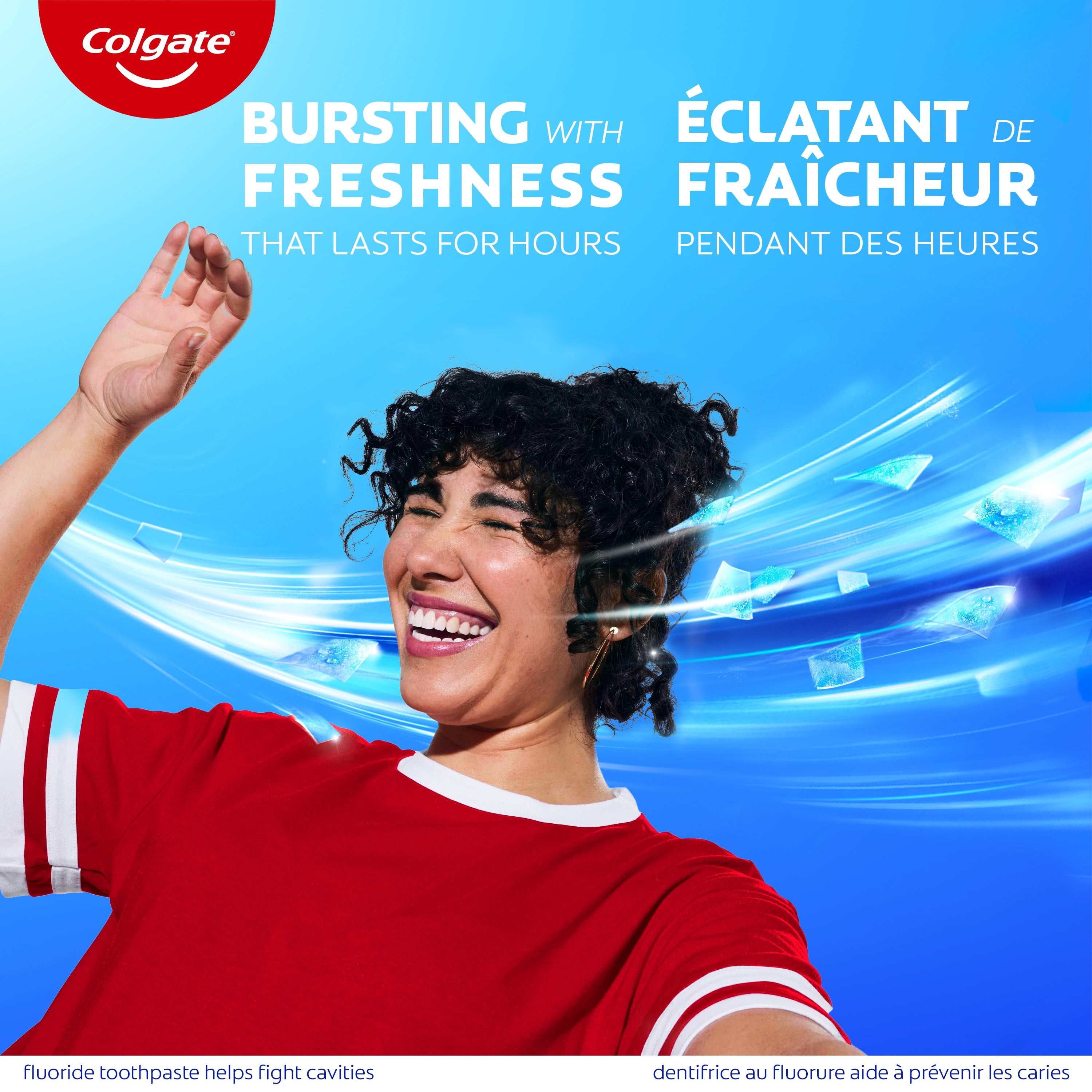 Dentifrice Colgate MaxFrais à la menthe fraîche, format voyage, 52 ml