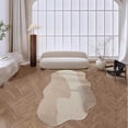 thumbnail image 4 of TIELUTT Area Rugs Rug Cloud Shaped Rug Soft Washable Irregular Rug with Backing for Easy Care Loving Room Rug Large Blanket Plaid Throw Blanket 9x10 Rug Blanket Throw for Women, 4 of 4