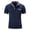 Navy, variant on RKSTN Men's Polo Shirt Fashion Casual Button Down Polo Shirts Short Sleeve Plaid Colorblock Turndown T-Shirt Tops Slim Fit Basic Pullover Tees