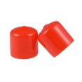 thumbnail image 2 of Unique Bargains Vis Protecteurs de Filetage, 7/8-inch ID Caoutchouc Bouchon d'Extrémité Ronde Bouchons de Tube Flexible Rouge Embout de Tube 10pcs, 2 of 3