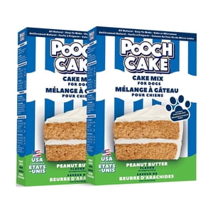 Pooch Cake 2 Pack- Mélanges de beurre d'arachide