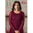 thumbnail image 3 of Custom Made Indian Butterfly Net Embroidery Sequence Work Salwar Kameez Wedding Party Wear, 3 of 5