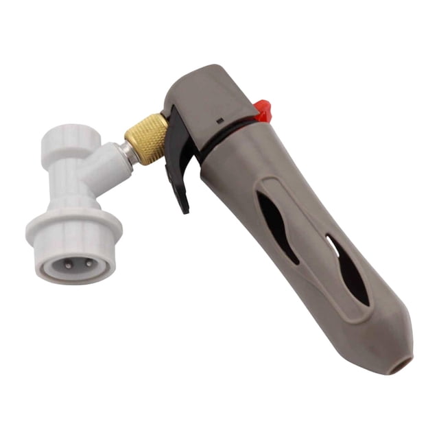 GROWTH TANK Keg Charger Easy to Use Sturdy Lightweight Brewing Making Accessory Handheld Distributor Gray