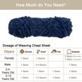 thumbnail image 4 of Unique Bargains Fil Chenille Polyester Bleu Marine, 3 Écheveaux, 4 of 7