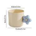 thumbnail image 3 of Cute Flower Mouthwash Cup Plastic Toothbrush Rinse Cup For Home, 3 of 6
