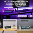 thumbnail image 4 of Boîtier Sélecteur Auxiliaire Analyseur de Spectre Audio Vfd Récepteur 5.0 Horloge de Bureau Noir, 4 of 6