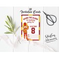 thumbnail image 3 of Darling Souvenir White Birthday Invitation Card Printable Fill or Write In Blank Invites Party Supplies Pack Of 28 5 x 7 Inches, 3 of 5