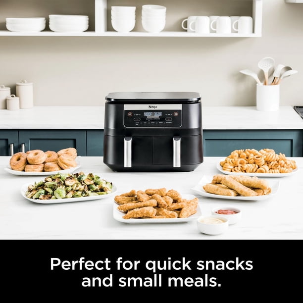 Apple 6台セット Ninja DZ090C Foodi 6-qt. 5-in-1 2-Basket Air Fryer with DualZone