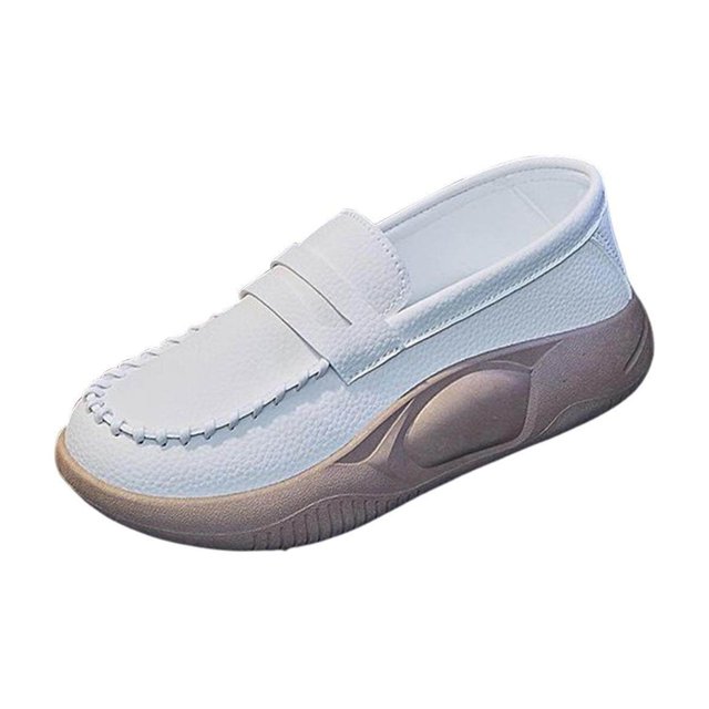 pitrice Chaussures Décontractées pour Femmes Confortables à Enfiler Douces pour Marche Intérieure Extérieure Beige 36