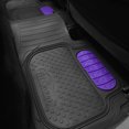 thumbnail image 4 of Universal Auto Floor Mats Full Set 3pcs For Car SUV Vans - 7 Colors Available, 4 of 5