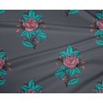 thumbnail image 4 of oneOone Polyester Lycra Fabric Leaves & Floral Block Print Fabric By The Yard 56 Inch Wide, 4 of 4