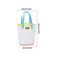 thumbnail image 2 of Sac Fourre-Tout en PVC Transparent pour Maquillage et Toilette avec Poignée, Imperméable, Polyvalent pour les Voyages et l'Usage Quotidien, 2 of 5
