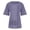 Violet, variante sur LOVZFMLL Hauts d'Été pour Femmes, Mode pour Dames, Couleur Unie, Imprimé Floral, Chemise à Manches Courtes en Coton et Lin pour Femme, Haut Décontracté Ample