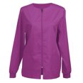 thumbnail image 1 of Veste d'Uniforme pour Femmes, Veste de Travail à Fermeture Éclair devant, Veste d'Échauffement, 1 of 4