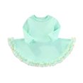 thumbnail image 1 of MIASHUI Robe de Fête en Tulle à Fleurs pour Tout-Petites Filles à Manches Longues pour la Danse et Vert, 3-4 Ans, 1 of 7
