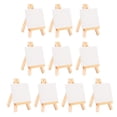 thumbnail image 3 of veasfak 10Pcs Mini Wooden Easel. Natural Craft for Business Card, Displaying Photos,, 3 of 9