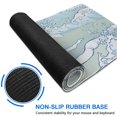 thumbnail image 2 of Stylish Blue & White Wave Gaming Mouse Pad - Non-Slip, Extended Large Size, 2 of 7