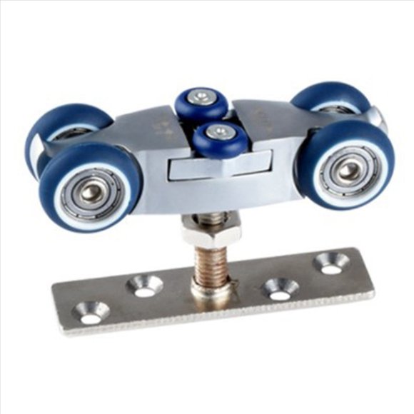 10X Bifold Door Hardware Wooden Sliding Door Pulley Furniture Hardware Wheel Barn Door Roller