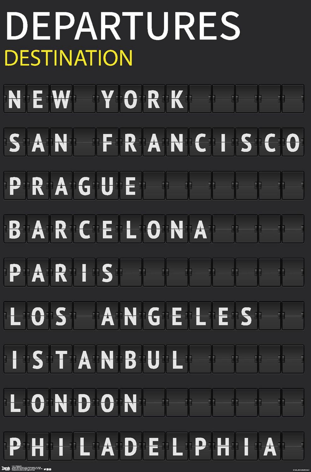 Flipboard - Destination Wall Poster, 22.375" x 34"