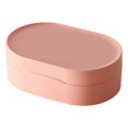 thumbnail image 1 of Oleegame 1PC Spoon And Lid Rest Macaron Color Travel Soap Box Portable Creative Soap Box Waterproof With Lid Soap Plastic Box Pink, 1 of 8