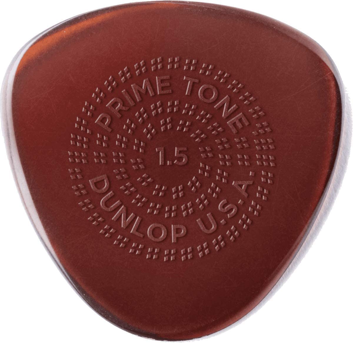 Jim Dunlop Dunlop Primetone Demi-Rond Grip 1.5mm Sculpté Pluctra Guitar Pick - Lot de 3 (514P1.5)
