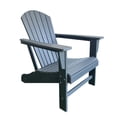 thumbnail image 1 of Traditional Resin Wood Adirondack Chair in Slate Grey, 1 of 3