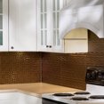 thumbnail image 2 of FASÄDE Terrain Decorative Vinyl Backsplash Panel in Oil Rubbed Bronze (6X6 Inch Sample), 2 of 5