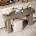 thumbnail image 4 of Tribesigns Table Console 63 Pouces de Long, Table Rectangulaire en Bois derrière le Canapé, 4 of 5