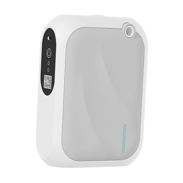 Diffuseur d'Huiles Essentielles Diffuseur d'Arômes Intelligent pour Voyage Grande Surface Bureau Gris Pâle