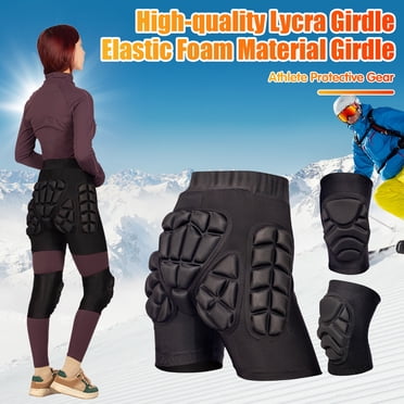 Meileang Gaine de Protection de Football Hanches Cuisses Fesses Coccyx Protecteur Short de Compression Rembourré 3D pour Planche à Neige Patin Ski Basketball Cyclisme Rugby