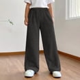 thumbnail image 2 of Girls Slim Velvet Pants - Winter Warmth with Elastic Waist and Side Pockets, 2 of 8