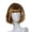 Gold, variant on Riforla Masquerade Small Roll Bang Short Straight Hair Wig BU Wigs for Women Blue