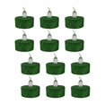 thumbnail image 1 of jifeng Chauffe-Plat à DEL Sans Flamme Vacillant Vert Blanc Chaud, 1 of 4